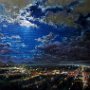 Mars Hill Nocturne - Oil on canvas 18 x 24 Copyright 2011 Tim Malles (640x477)
